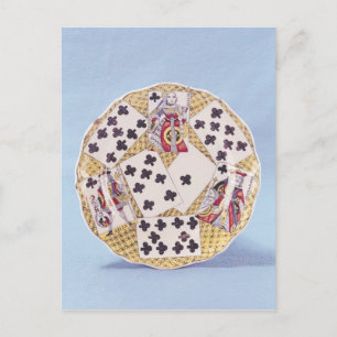 Cartão Postal Chapa decorada com trompe l'oeil