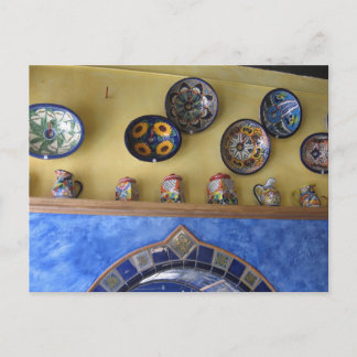 Cartão Postal Chapas e cerâmica de cozinha mexicana