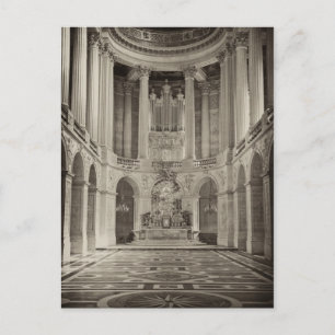 Cartão Postal Chapelle Royale, Château Versailles