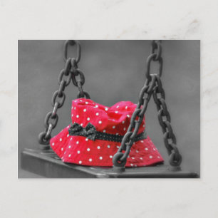 Cartão Postal Chapéu balde em Kids Swing