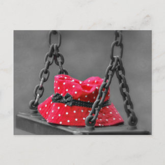 Cartão Postal Chapéu balde em Kids Swing