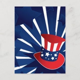 Cartão Postal Chapéu do tio Sam