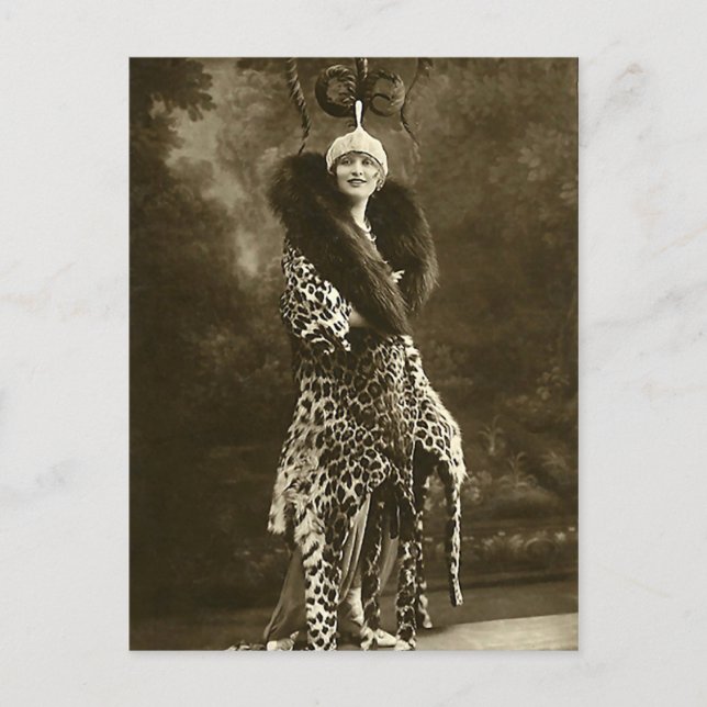 Cartão Postal Chapéu e Casaco (Frente)