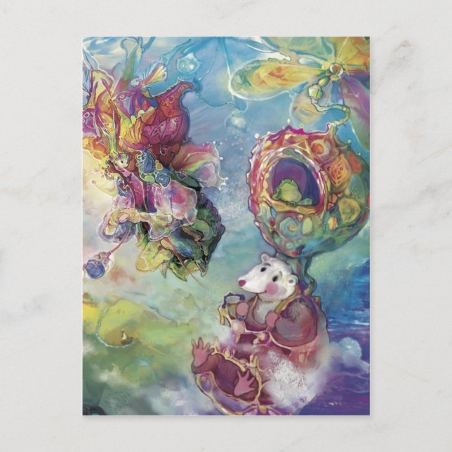 Cartão Postal Chapéu voador e Amigos~~~~ (Frente)