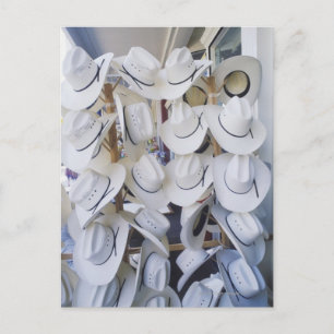 Cartão Postal Chapéus de cowboy pendurados num compro de chapé