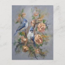 Cartão Postal Chapins-de-crista