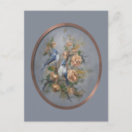 Cartão Postal Chapins-de-topete