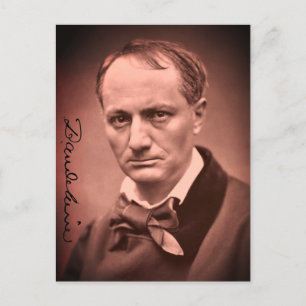 Cartão Postal Charles Baudelaire