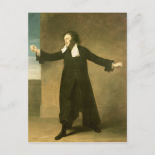 Cartão Postal Charles como Shylock em "O Mercante de Veneza"