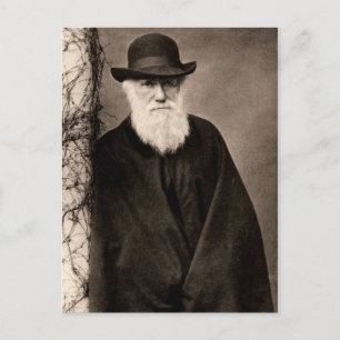 Cartão postal Charles Darwin