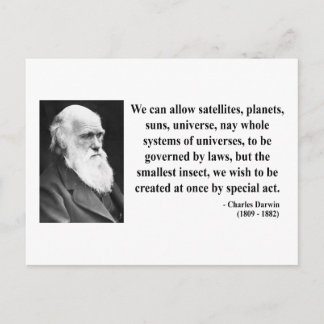 Cartão Postal Charles Darwin Cotação 4b