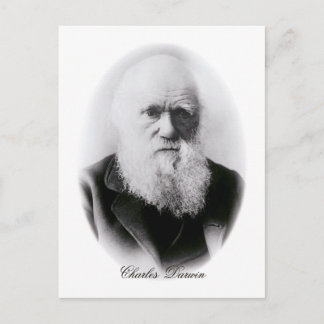 Cartão Postal Charles Darwin Vignette