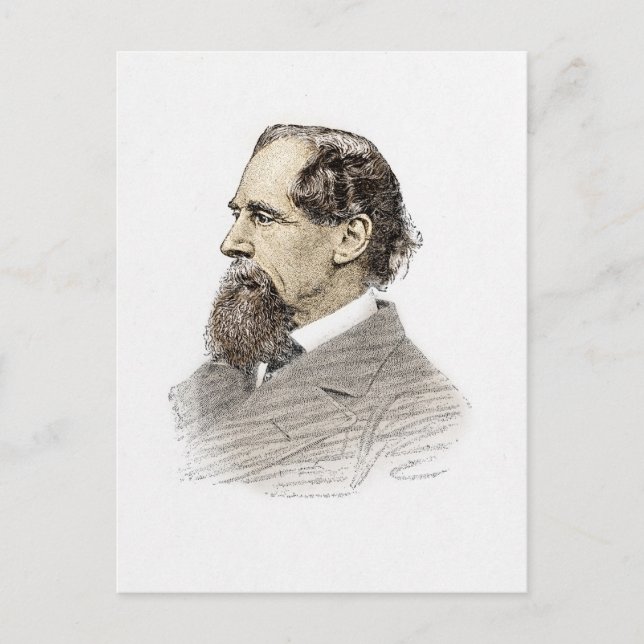 Cartão Postal Charles Dickens (Frente)