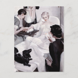 Cartão Postal Charles Edward Chambers: Manicure