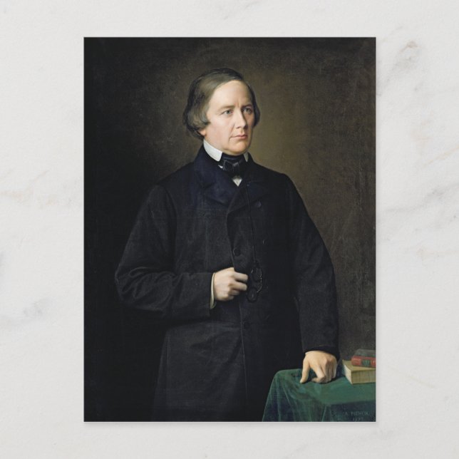 Cartão Postal Charles Forbes Conde de Montalembert, 1879 (Frente)