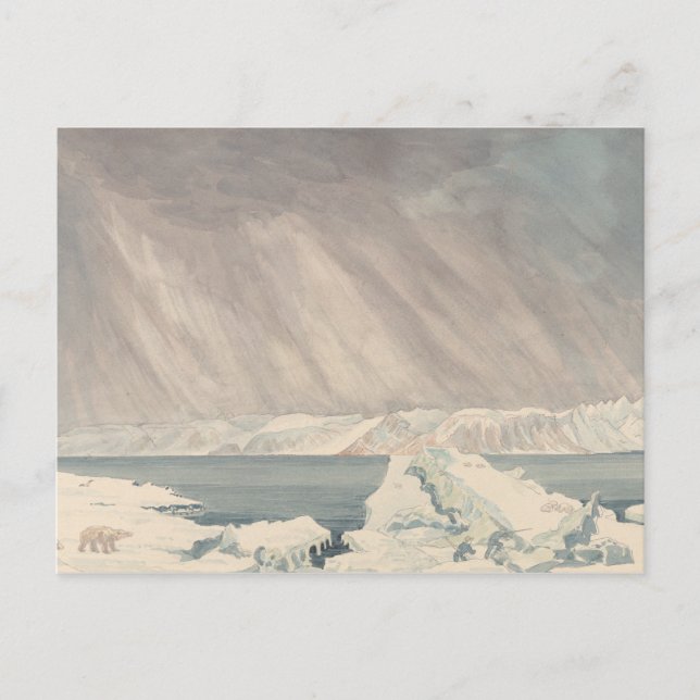 Cartão Postal Charles Hamilton Smith - Spitsbergen, Bearing (Frente)