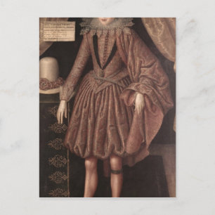 Cartão Postal Charles I como Príncipe de Gales, c.1612-13