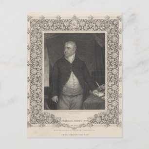 Cartão Postal Charles James Fox