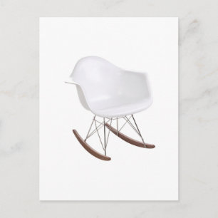 Cartão Postal Charles & Ray Eames Shell Eiffel Rocking Cadeira
