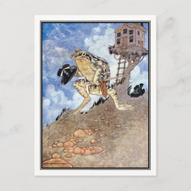 Cartão Postal Charles Robinson - Uma Sapo Que Ele Iria Amanhã (Frente)