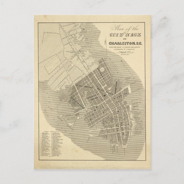 Cartão Postal Charleston, South Carolina (Frente)