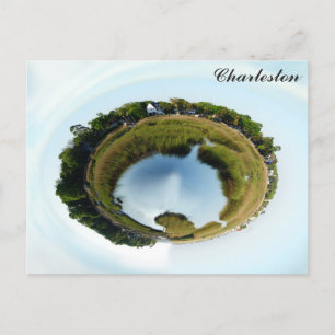 Cartão Postal Charleston South Carolina Marsh Nature Photo