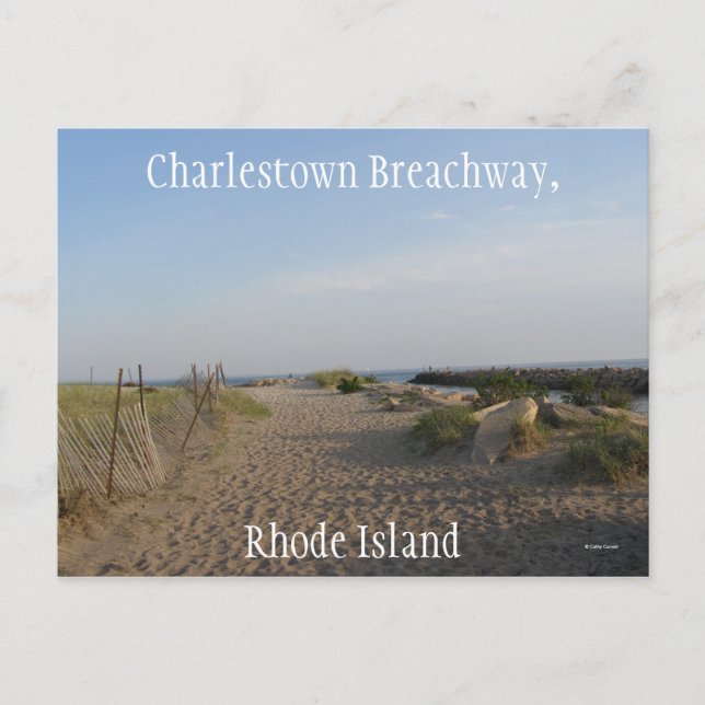 Cartão Postal Charlestown Breachway (Frente)