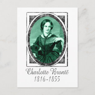 Cartão Postal Charlotte Brontë