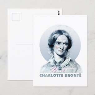 Cartão Postal Charlotte Bronte Richmond - Retrato de Pintura