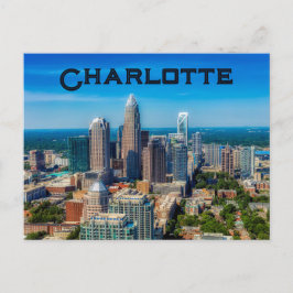 Cartão Postal Charlotte, Carolina do Norte, EUA