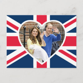 Cartão Postal Charlotte Elizabeth Diana - Britânica Will Kate