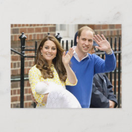 Cartão Postal Charlotte Elizabeth Diana - Ingleses querem Kate