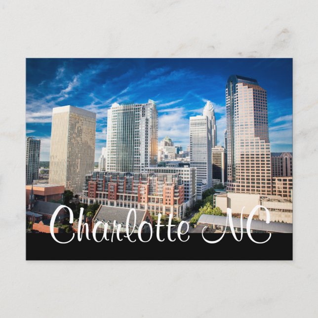 Cartão Postal Charlotte NC (Frente)
