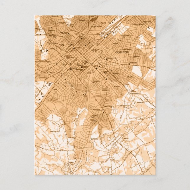 Cartão Postal Charlotte NC (Frente)