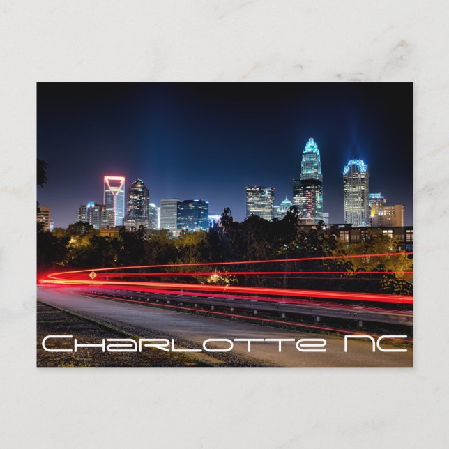 Cartão Postal Charlotte NC (Frente)