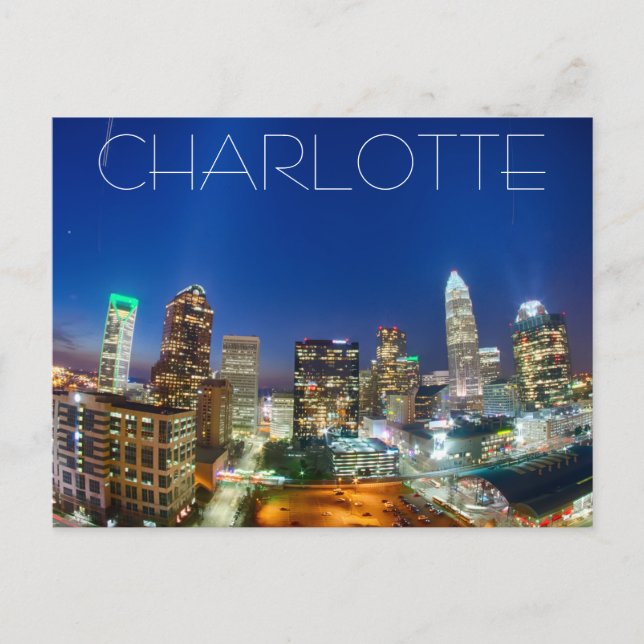 Cartão Postal Charlotte NC (Frente)