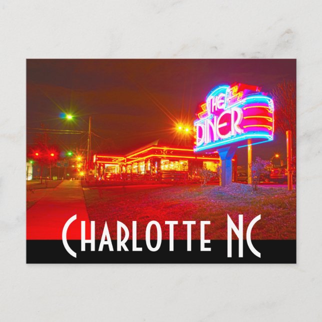Cartão Postal Charlotte NC (Frente)