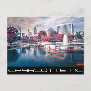 Cartão Postal Charlotte NC-QUEEN CITY