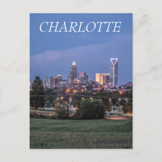 Cartão Postal Charlotte Skyline
