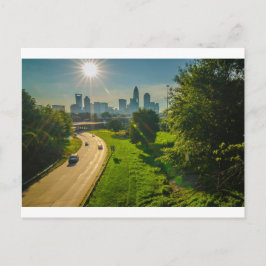 Cartão Postal charlotte skyline norte carolina