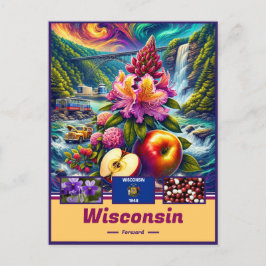 Cartão Postal Charme cativante em Wisconsin: Marco