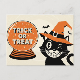 Cartão Postal Charme "Trick or Tratat" do Meia-Século
