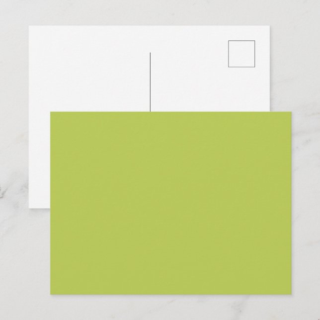 Cartão Postal Chartreuse Macio Moderno (Frente/Verso)