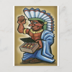 Cartão Postal Charuto indiano