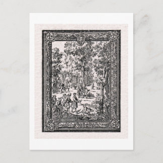 Cartão Postal Chasse D'Oudry