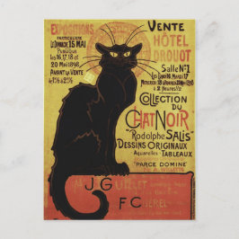 Cartão Postal Chat Noir, Vente Hôtel Drouot Steinlen Fine Art