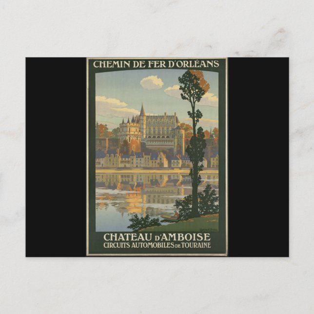 Cartão Postal Chateau d'Amboise (Frente)