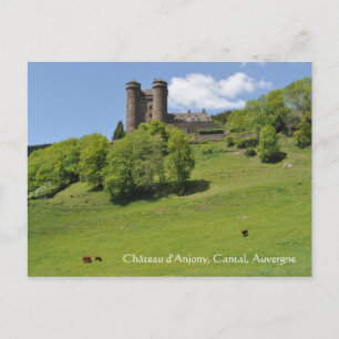 Cartão Postal Château d'Anjony, Auvergne