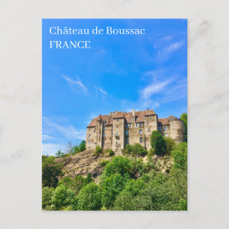 Cartão Postal Château de Boussac Castle França