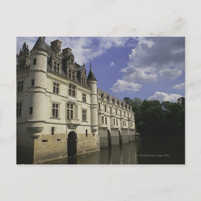 Cartão Postal Chateau de Chenonceau na França (Frente)